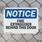 Signmission Fire Extinguisher Behind This Door OSHA Notice Sign, Plastic, 10in W x 7in L, 2PK OS-2PACK-NS-P-710-L-12595 - alternate 8